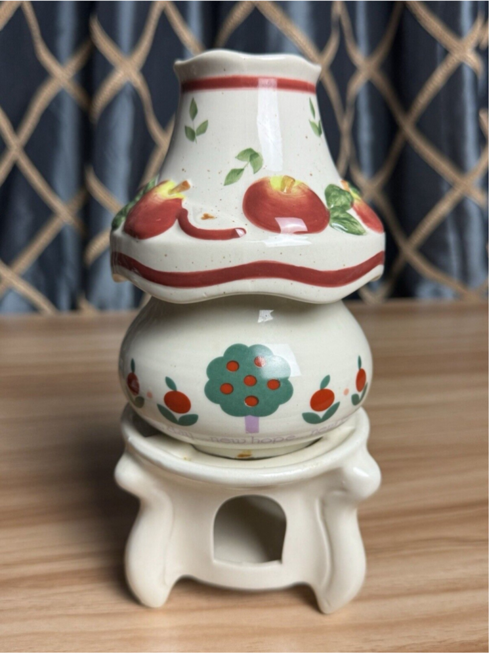 Vintage Potpourri Wax Warmer Ceramic